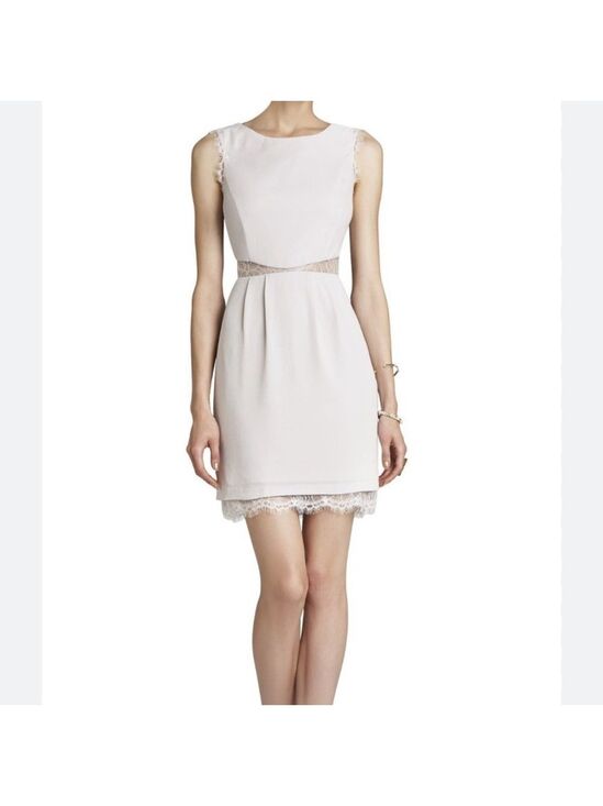 BCBGMaxAzria Dresses & Skirts - BCBG MaxAzria Maud Lace Back Sleeveless Dress, Size 4, Colour Cloud Grey.